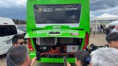 Foto ilustrativa de la nota titulada: Ebrard revela interés en EU por el autobús eléctrico mexicano Taruk
