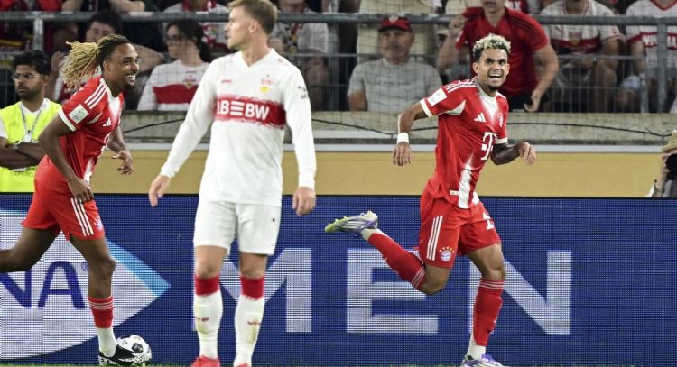 En su debut, Luis Díaz marca para el Bayern Múnich y gana la Supercopa de Alemania