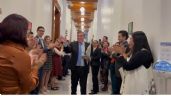 Foto ilustrativa de la nota titulada: Rinden tributo con aplausos y porras a ministros salientes de la Suprema Corte (Video)