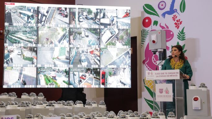 Instalan más de 30 mil cámaras de videovigilancia en la Ciudad de México