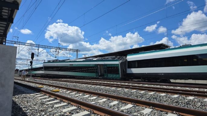 Descarrila un vagón del Tren Maya en la estación Izamal, en Yucatán (Videos)