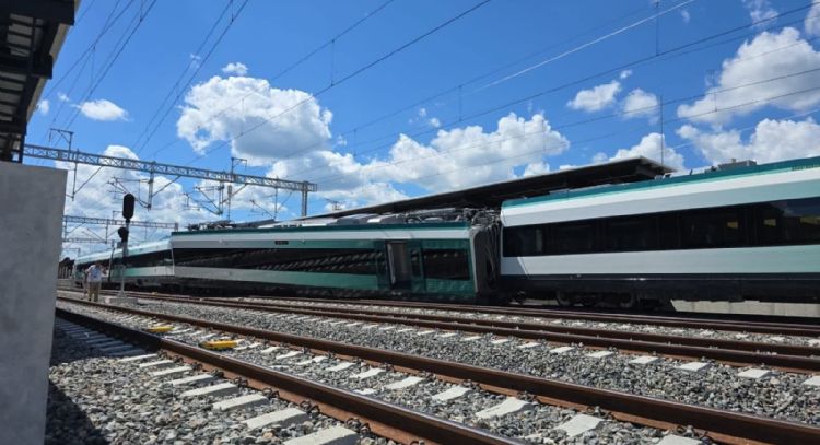 Descarrila un vagón del Tren Maya en la estación Izamal, en Yucatán (Videos)