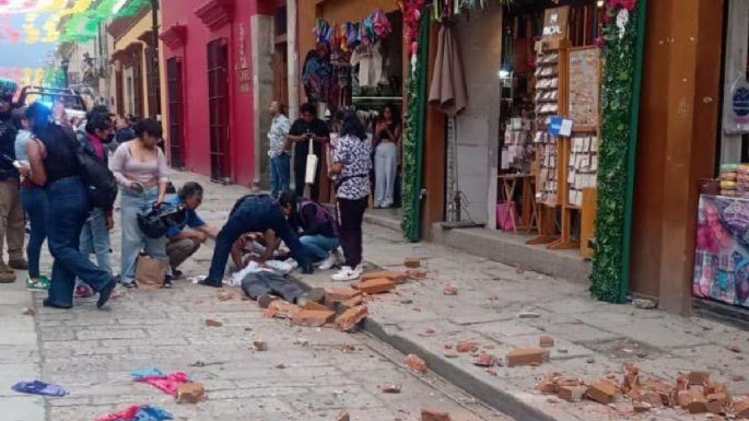 Elevan a 5.9 la magnitud del sismo con epicentro en Tlacolula, Oaxaca; hay un herido (Video)