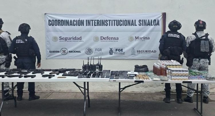Nuevo cateo en penal de Culiacán deja 13 armas aseguradas, drogas y aparatos de comunicación