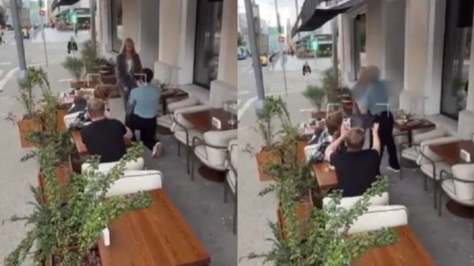 Hombre agrede a su novia en restaurante tras rechazo de matrimonio