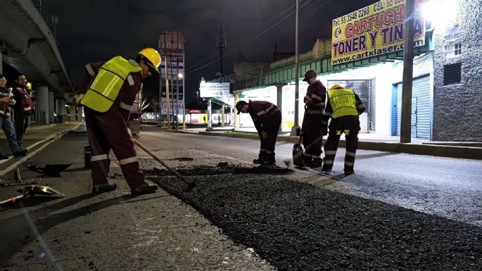 Anuncian cierres viales por programa de bacheo en la CDMX; este es el calendario