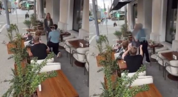 Hombre agrede a su novia en restaurante tras rechazo de matrimonio