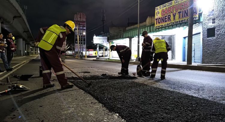 Anuncian cierres viales por programa de bacheo en la CDMX; este es el calendario