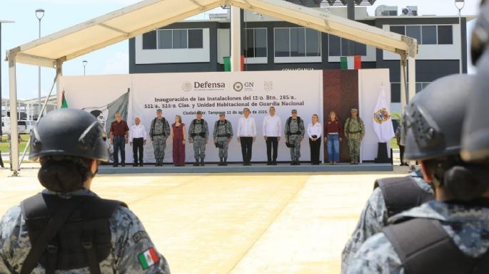 Inaugura Américo instalaciones de la Guardia Nacional en Ciudad Mier para reforzar seguridad regional