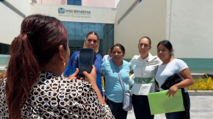 Habitantes de Guerrero reciben con bloqueo a Sheinbaum; los evade en helicóptero