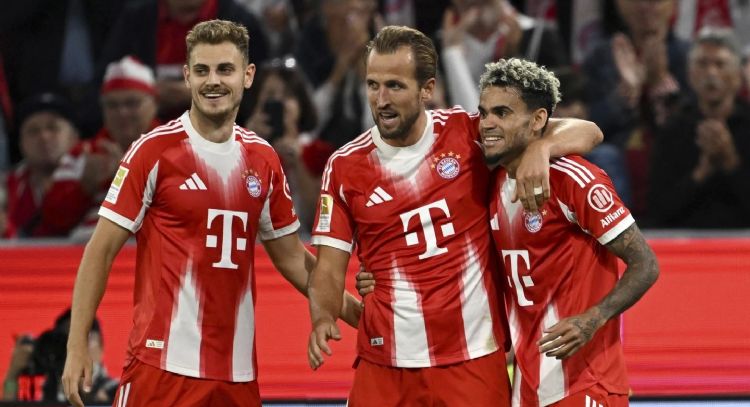 Kane anota triplete y el Bayern golea 6-0 al Leipzig en su primer partido de la Bundesliga