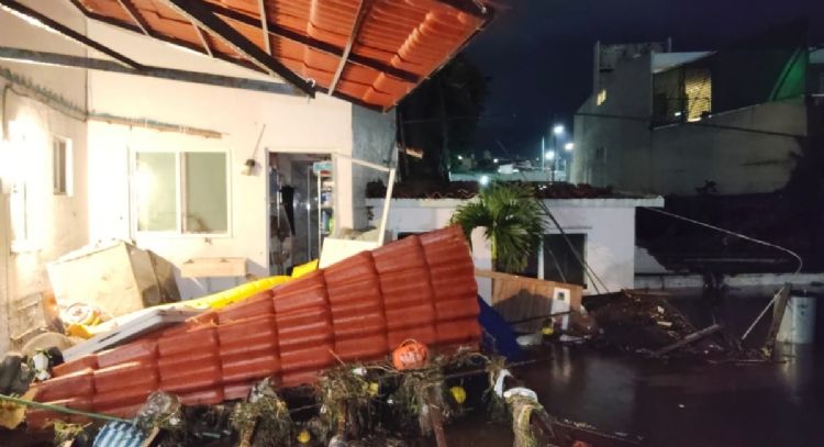 Más de 40 viviendas inundadas y afectaciones en 11 municipios de Morelos tras fuertes lluvias