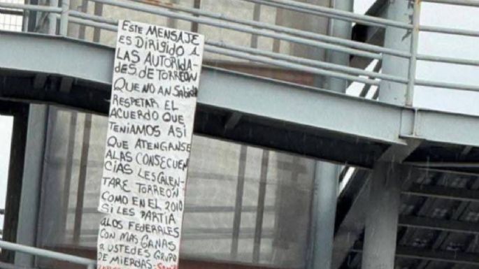 Sentencia exprés tras hallazgo de cabeza humana; amenazan a autoridades de Torreón