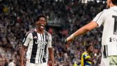 Foto ilustrativa de la nota titulada: El delantero canadiense Jonathan David marca en su debut en la Serie A y la Juventus gana 2-0