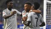 Foto ilustrativa de la nota titulada: Mbappé marca dos goles en la victoria del Real Madrid por 3-0 al Oviedo en LaLiga