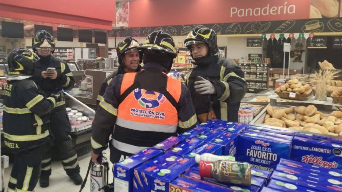 Desalojo en Parque Delta por incendio dentro de un supermercado; alcalde panista anuncia “medidas”