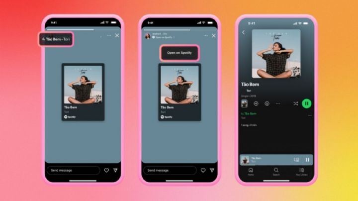 Ahora se pueden compartir en notas de Instagram las canciones de Spotify escuchadas en tiempo real