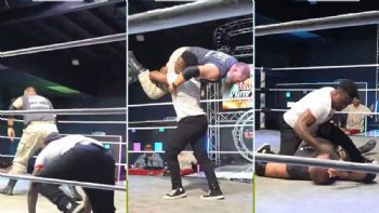Hijo de Rampage Jackson, excampeón de la UFC, golpea a luchador hasta dejarlo inconsciente (Video)