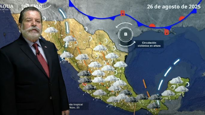 Lluvias muy fuertes e intensas con granizadas pegarán este martes a los siguientes estados