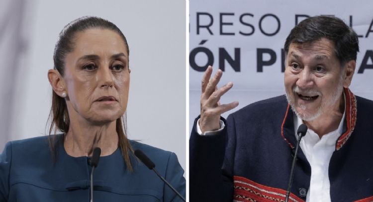“No coincido para nada”: esto dijo Sheinbaum de las declaraciones de Noroña sobre fractura en la 4T