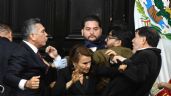Foto ilustrativa de la nota titulada: Fernández Noroña y Alito Moreno se pelean a golpes en el Senado (Videos)