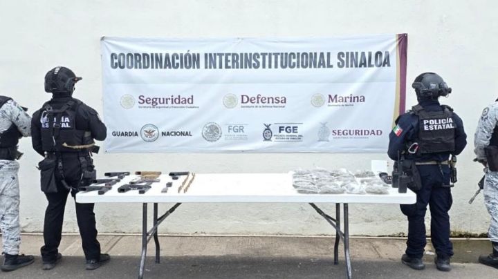 Aseguran armas y drogas tras disturbio en penal de Culiacán