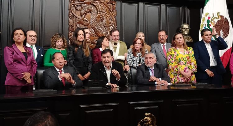 Noroña denunciará a Alito Moreno por agresión y pedirá su desafuero (Videos)