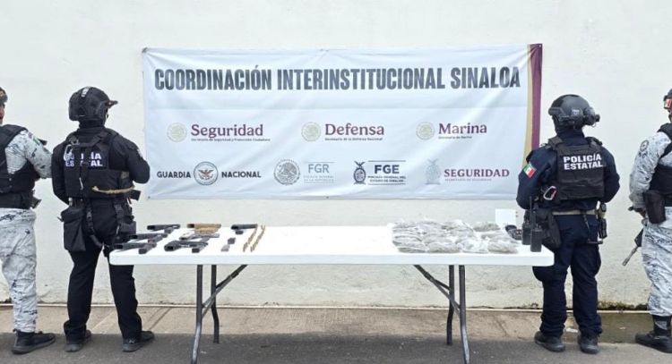 Aseguran armas y drogas tras disturbio en penal de Culiacán
