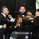 Fernández Noroña y Alito Moreno se pelean a golpes en el Senado (Videos)