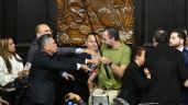 Foto ilustrativa de la nota titulada: Quién es Emiliano, el hombre derribado durante el pleito entre Noroña y “Alito”
