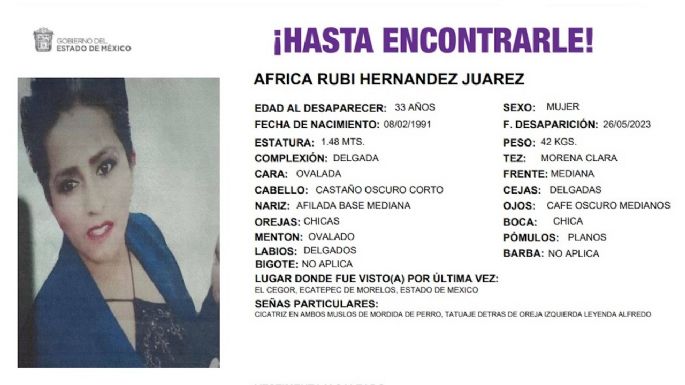 Activista arremete contra mecanismo de búsqueda de desaparecidos en Edomex: “es de chocolate”