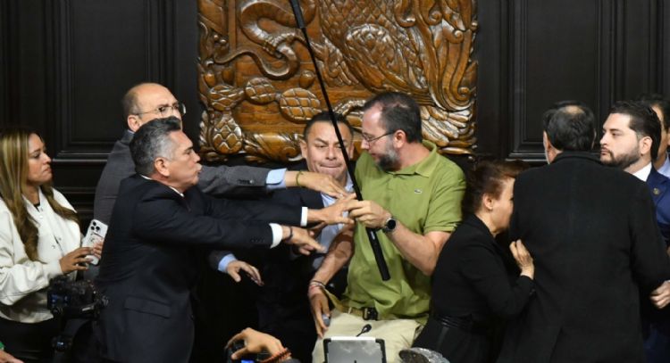 Quién es Emiliano, el hombre derribado durante el pleito entre Noroña y “Alito”