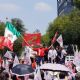 Blindan antigua sede del Senado ante manifestación de priistas en apoyo a Alito Moreno