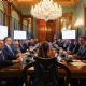 Sheinbaum recibe a delegación brasileña en Palacio Nacional