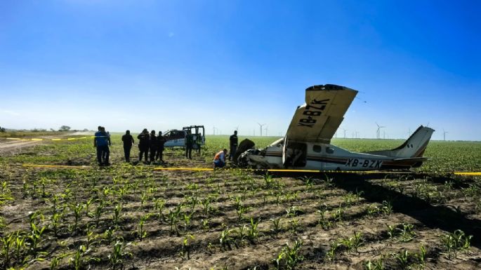 Se estrella avioneta en Reynosa; muere piloto y un pasajero resulta herido