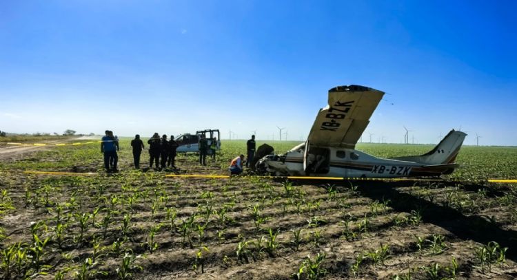 Se estrella avioneta en Reynosa; muere piloto y un pasajero resulta herido