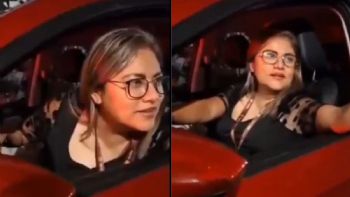 Funcionaria de Veracruz separada de su cargo luego de insultar a un oficial de tránsito
