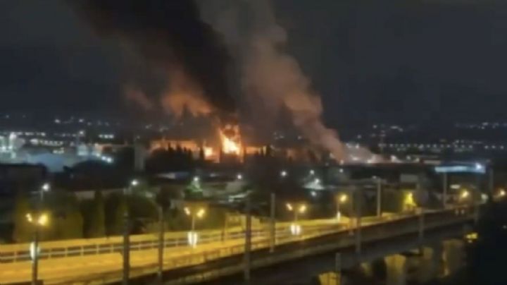 Ataque ucraniano con drones incendia depósito de petróleo ruso (Videos)