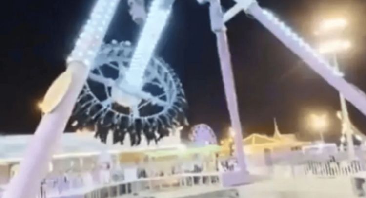 Juego mecánico en parque de diversiones de Arabia Saudita colapsa y deja 23 heridos (Video)
