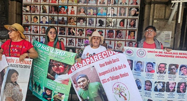 Marchan en Cuernavaca por el Día Internacional de las Víctimas de Desapariciones Forzadas