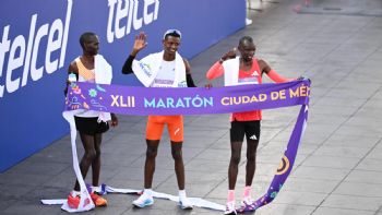 Corredores etíopes dominan el maratón internacional de la Ciudad de México