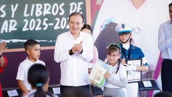Con inversión histórica de más de 8 mil 600 millones en educación, Gobernador Durazo arranca ciclo