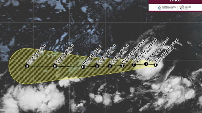 Tormenta tropical Kiko se forma en el Pacífico; esta es su trayectoria