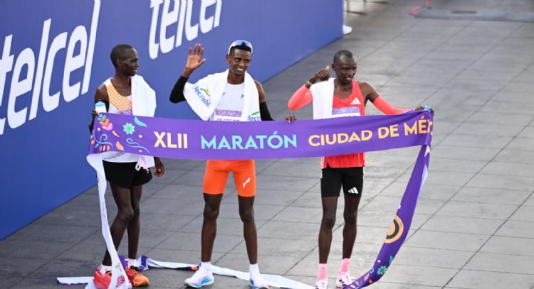Corredores etíopes dominan el maratón internacional de la Ciudad de México