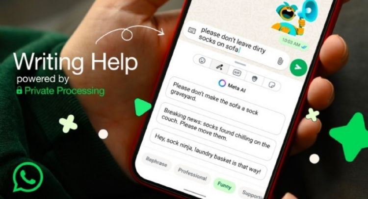 La IA de WhatsApp ayudará a ajustar el tono de un mensaje antes de enviarlo