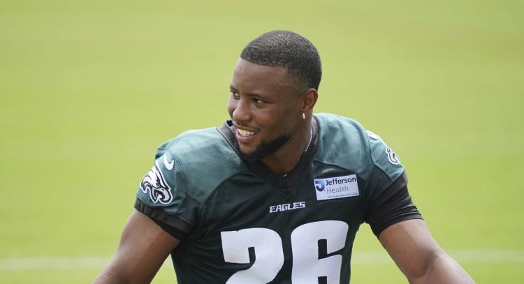 Saquon Barkley, corredor de los Eagles, rechaza invitación para unirse al consejo deportivo de Trump