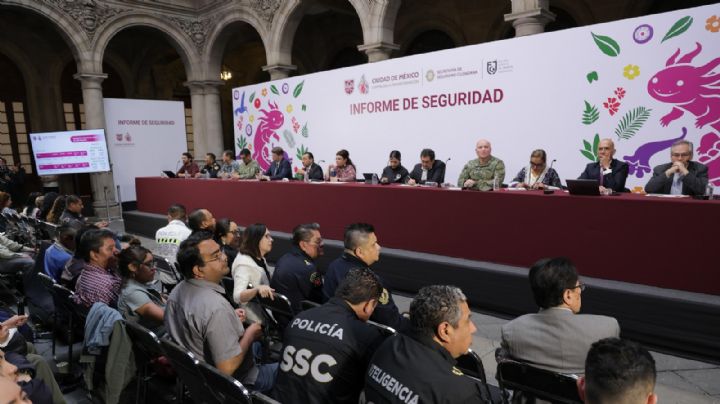 Desarticulan 24 células delictivas y disminuyen homicidios, según informe de seguridad de Brugada