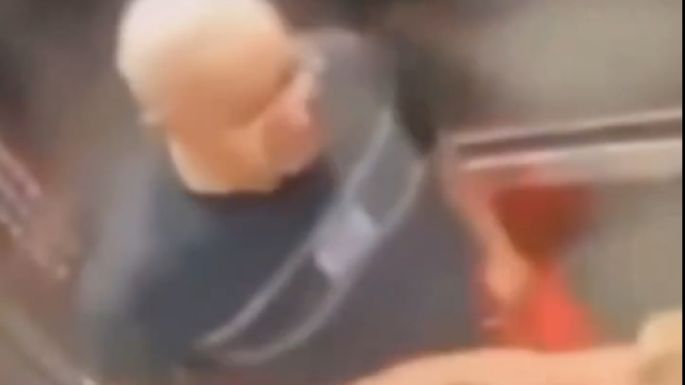 #LordElevador: Captan golpiza de un sujeto a una mujer dentro de un ascensor en Cuajimalpa