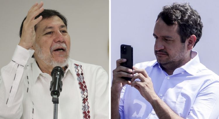 “No sé si la escribió él”: Noroña dice que la carta de Andy es “malísima”