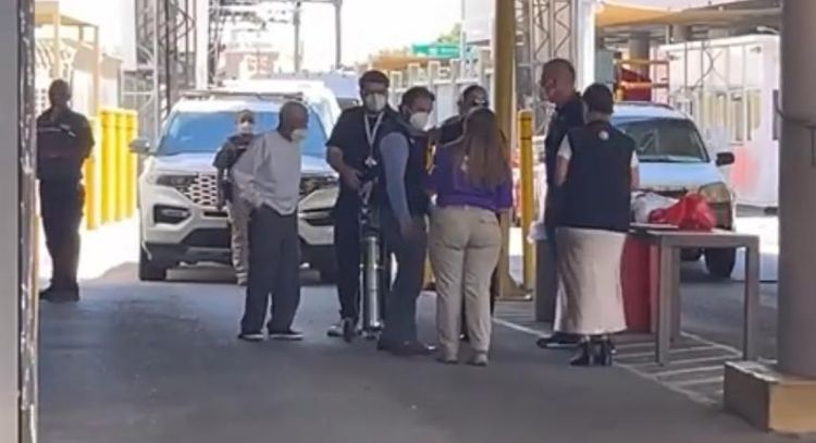 El muro fronterizo que reforzó Donald Trump en el cruce de Nogales